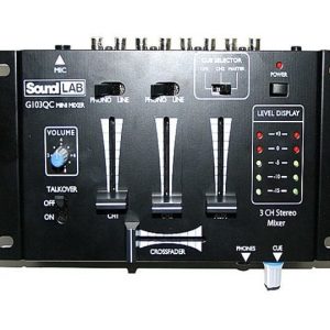 SoundLAB G103QC Mini Mixer with Crossfader