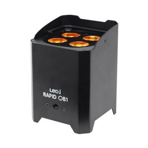 LEDJ Rapid QB1 RGBA Battery Powered LED Uplighter