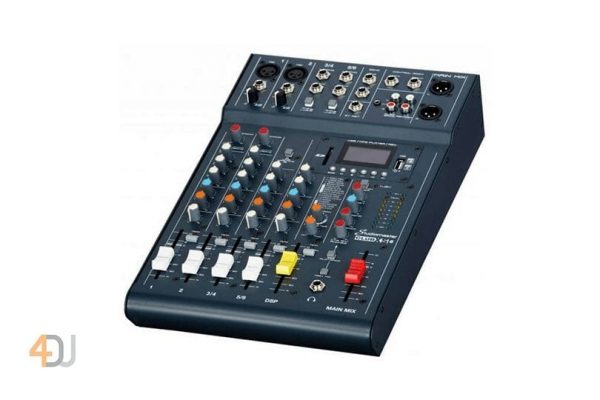 Studiomaster Club XS 6 Compact Analog Mixer with Bluetooth
