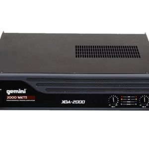 Gemini XGA Series XGA-5000 Professional Quality PA System DJ Equipment Power Amplifier with 5000 Watt Instant Peak Power 